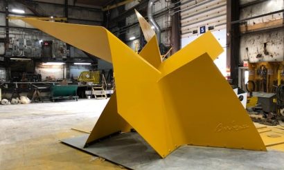 Chant d’amour, une sculpture inédite de Barbeau à l’entrée de sa rétrospective au MNBAQ