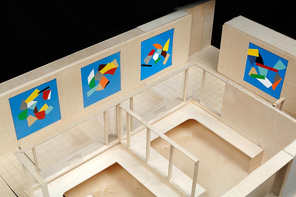 Mock-up for Les angles du regard.