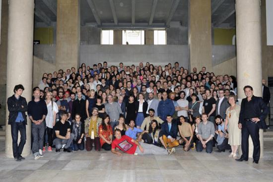 Opening of the exhibition Nouvelle Vague at the Palais de Tokyo. June 2013. © Didier Plowy (http://palaisdetokyo.tumblr.com/page/6)